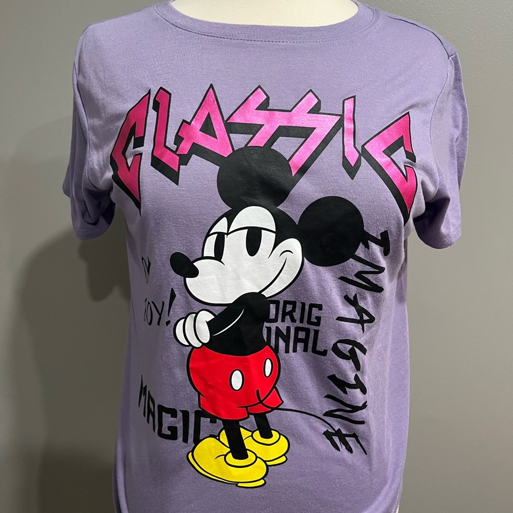 Disney Mickey‎ Mouse Women’s Classic Graphic Print T-Shirt